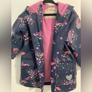 Hatley Color Changing Rain jacket 3t Toddler Jacket Girls